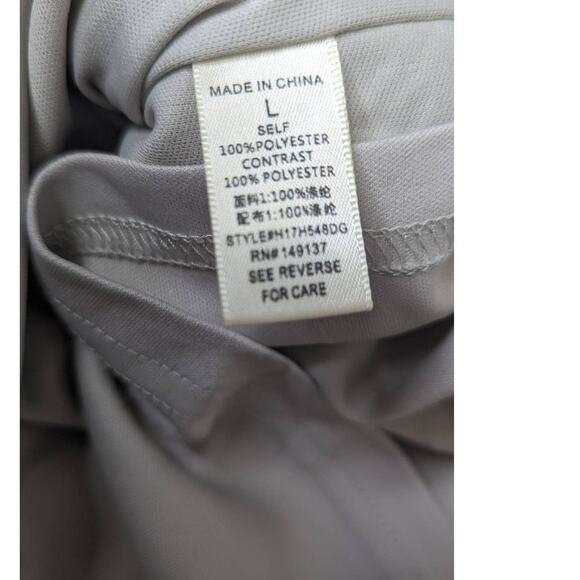 Hyfve light Gray lined boho mini skirt sz large - Picture 7 of 7